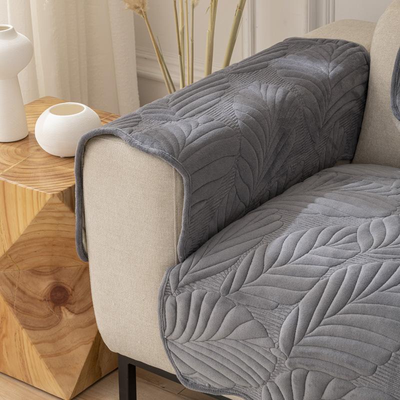 Nordic Einfarbig Sofa Abdeckung für Wohnzimmer Nicht-Slip Dicken Plüsch Sofa Kissen Matte Kombination Sofa Handtuch Protector wohnkultur