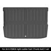 For Mitsubishi X-FORCE 2026 Car Trunk Mat TPE 3D All Weather Trunk Carpet Cargo Liner Trunk Anti-Scratch Protector Mat Floor Mat