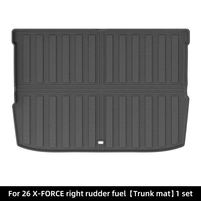 For Mitsubishi X-FORCE 2026 Car Trunk Mat TPE 3D All Weather Trunk Carpet Cargo Liner Trunk Anti-Scratch Protector Mat Floor Mat