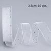 10Pcs Hotfix Crystal Organza Ribbon Trim 2.5Cm/4.0Cm 10 Yards For Handmade Bows Hair Clips Garments And Gift Boxes