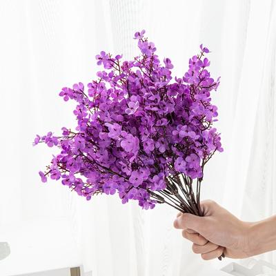 Silk Gypsophila Artificial Flower Hotsale Home Wedding Bridal Bouquet Outdoor Garden Room Festival DIY Gift Scrapbook Decoration