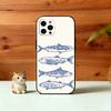 S-Sardines F-Fish Art Phone Case For iPhone 17,16,15,14,13,12,11 Plus,Pro Max,XS,Soft Silicone Black Cover
