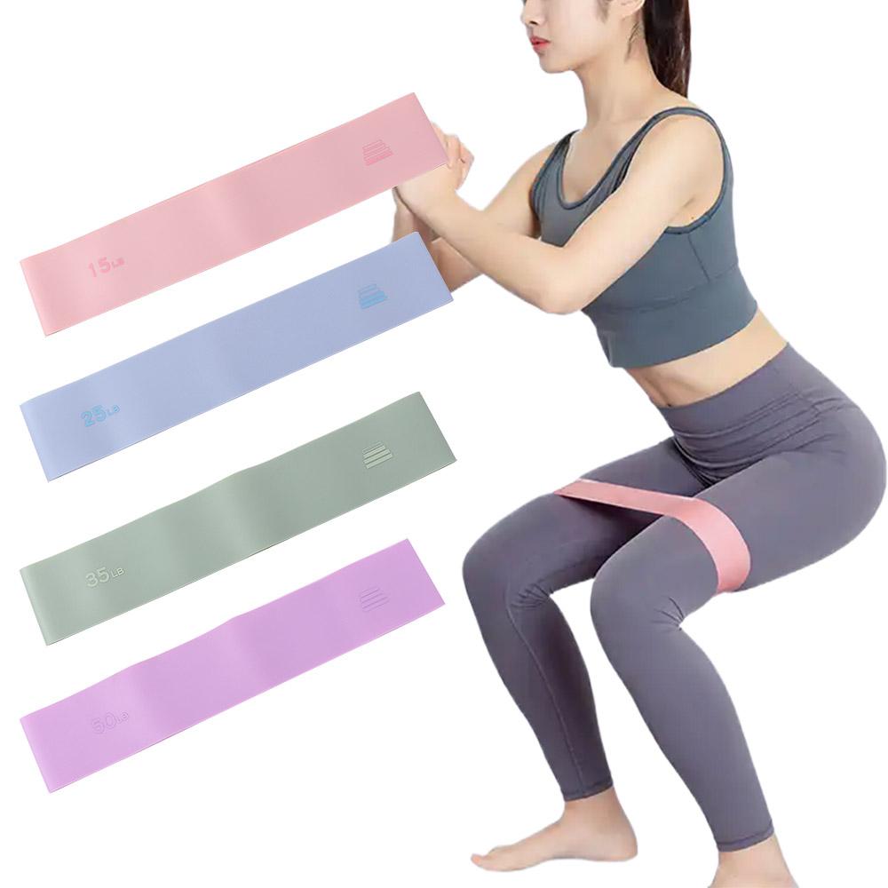 Stretch Strap Yoga Elastic Ring 15LB 25LB 35LB Fitness Bands Yoga Band  Fitness Training