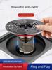 Floor Drain Deodorizer for Bathroom, Universal Toilet Sewer Anti-Odor Device, Drain Pipe Sealing Cover with Filter Core