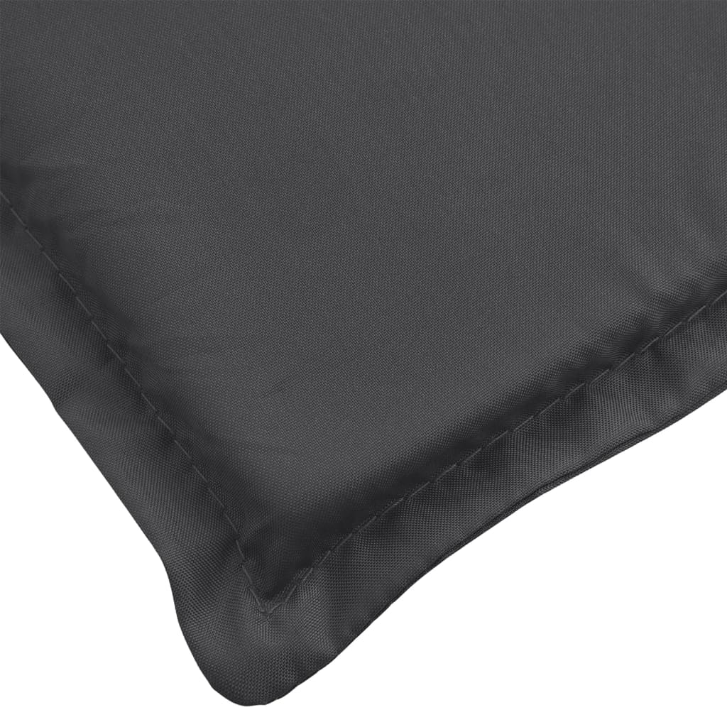 High Back Seat Cushions 6 Pcs Anthracite Melange 120 X 50 X 4 Cm Fabric
