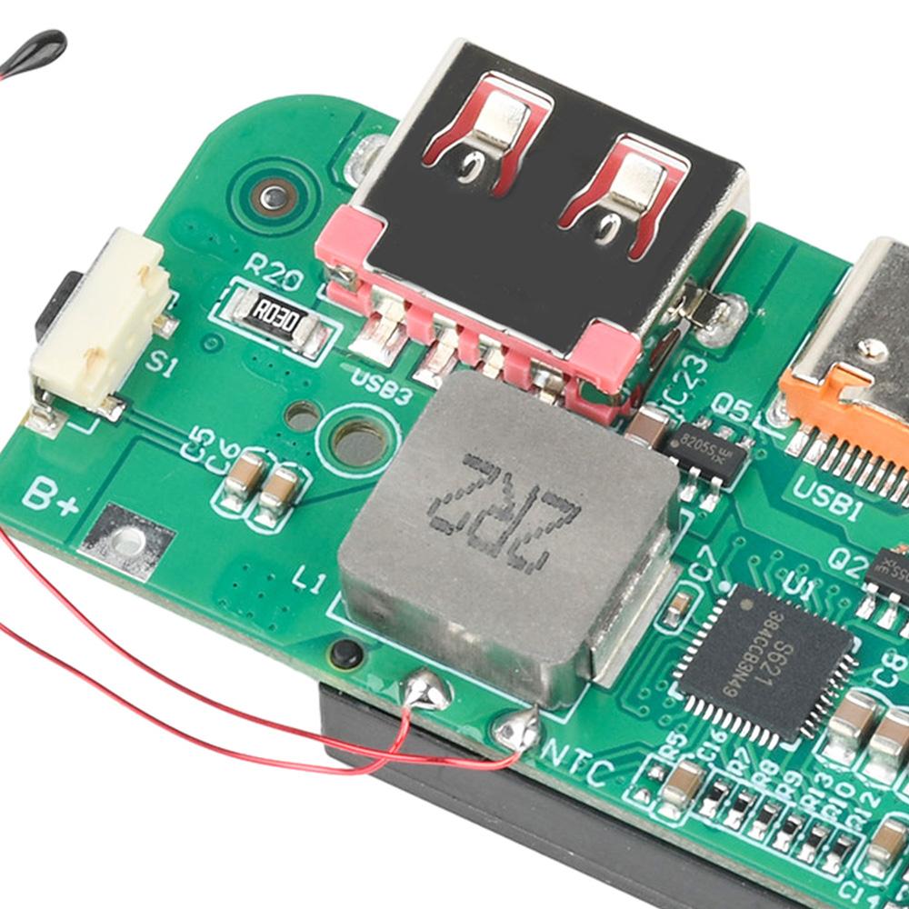 22.5W Fast Charging Module TFT Color Screen Digital Display Mobile Power Motherboard 3.7V Ternary Lithium Battery Motherboard