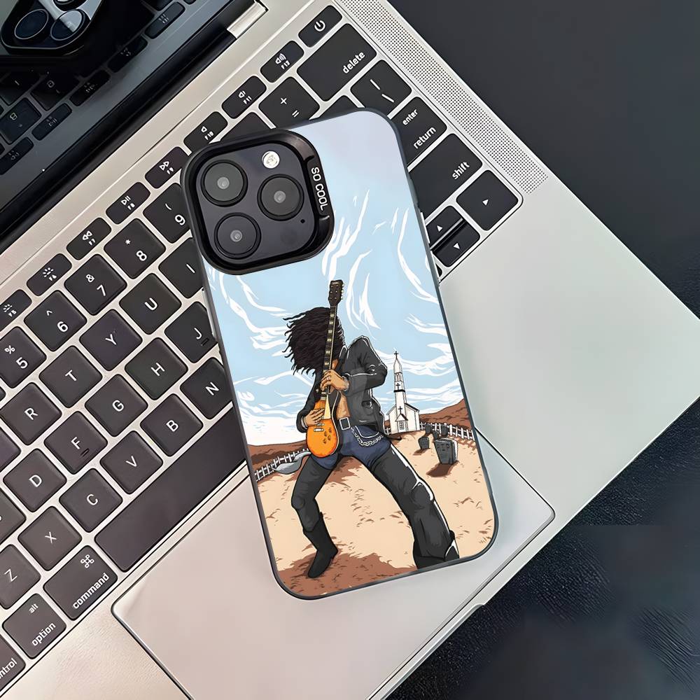 

Band G-Guns N Roses Phone Case For iPhone 17,16,15,14,13,12,11,Pro,XS,Max,Plus,Mini,SE Black Candy Matte Shockproof Cover 14 iPhone14PRO