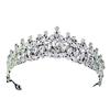 Bridal crown tiara earrings two-piece set high-end crown performance birthday children's princess style accessories wedding super fairy