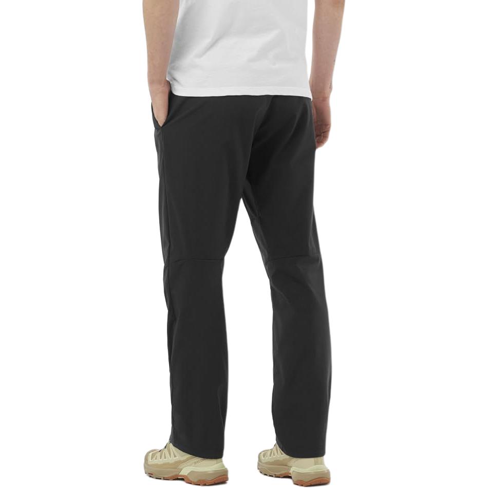 SALOMON Outerpath Durable Soft Solid Color Casual Pants Men Bottoms Deep-Black LC2239400