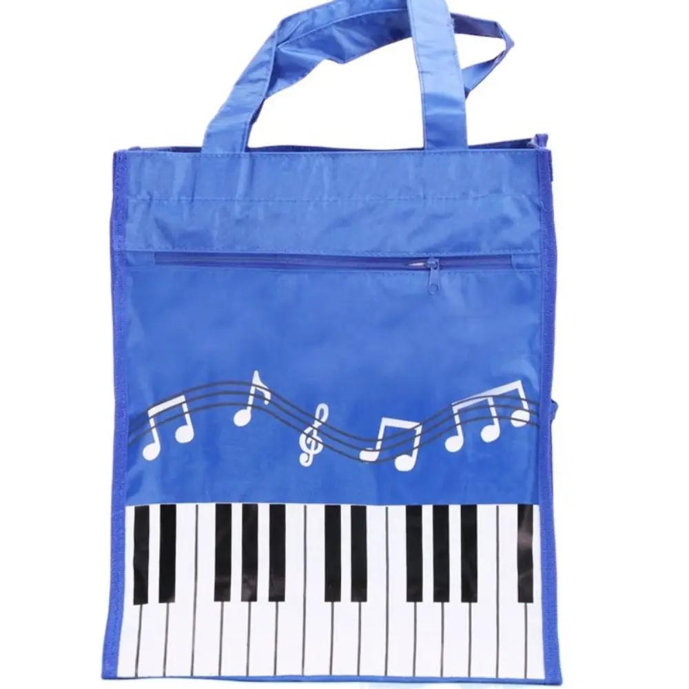 Facile da Piegare Durevole Tasti di Pianoforte Borsa a Mano Colorata Lavabile Borsa per la Spesa Portatile Robusta Borsa della Spesa Uomo