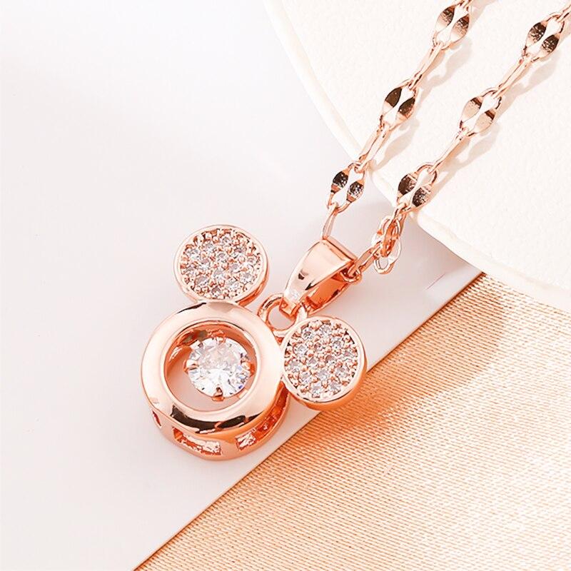 Rose Gold Pendant Neck Chain 