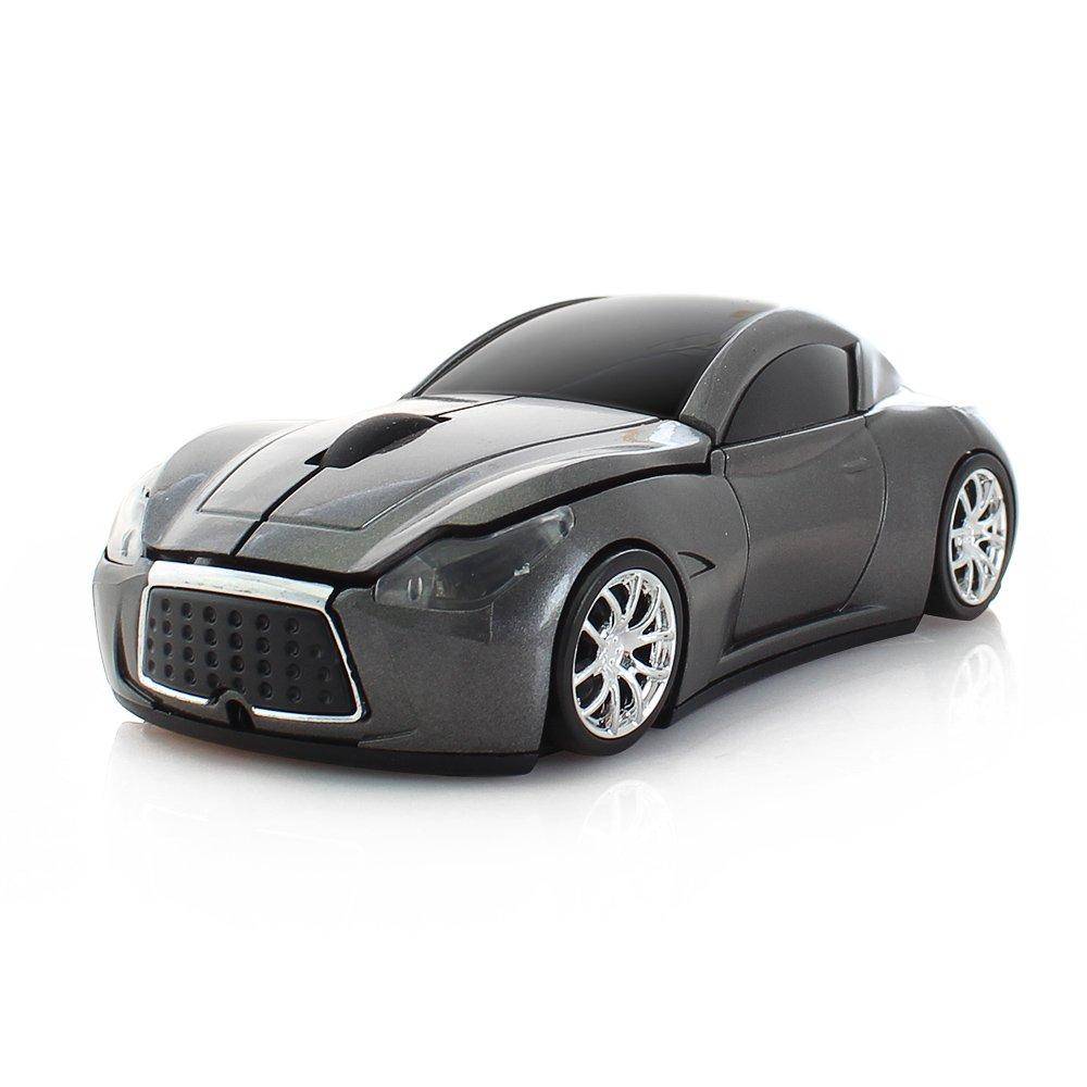 RUUNNER Cool Small Car Wireless Cool Sports Optical Cordless USB High 10M Reception 8 Colors Available Mouse, Mouse, Car-Shaped, Car-Style, Compact,