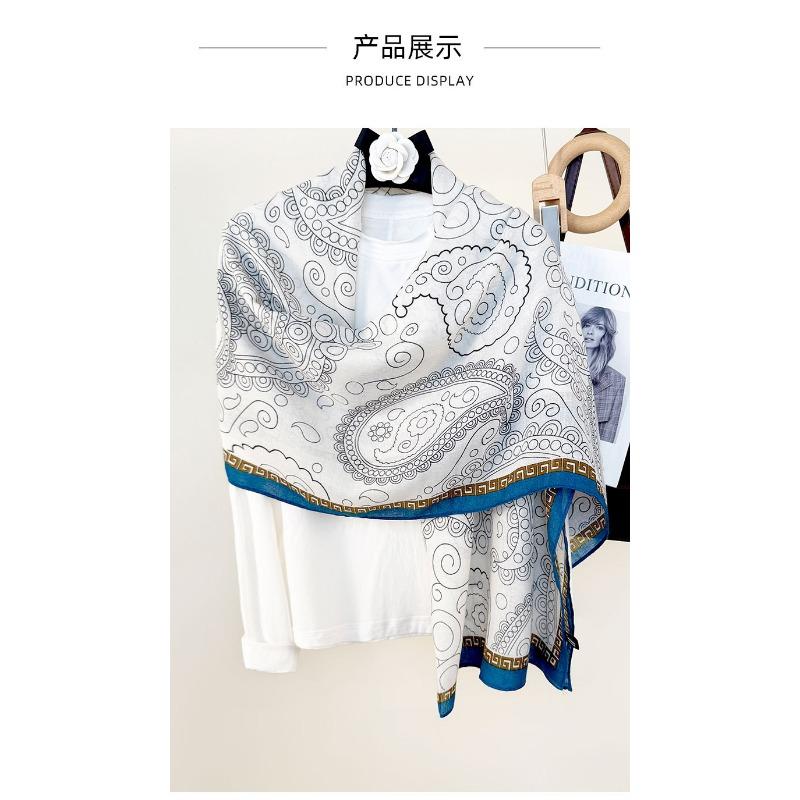 Korean Style Retro Paisley Printed Women S Fashion Long Scarf