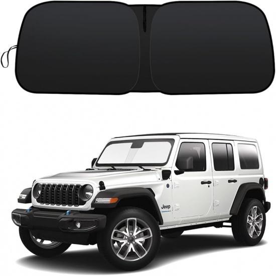 Front Windshield Sunshade Fit For Jeep Renegade 2015-2025 UV Ray Reflector Foldable Car Shade Automotive Windshield Sunshades Jeep Renegade