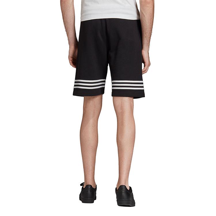 Adidas Originals Outline Shorts With Trefoil Logo Men Bottoms Black FM3877