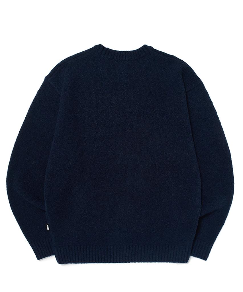 WKNDRS Logo Wool Knit Sweater (Navy)