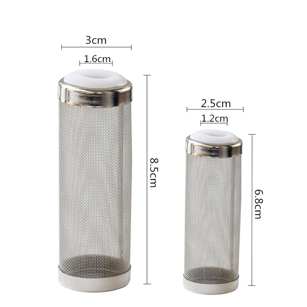 Aquarium Pre-Filter Inlet Intake Filter Cover Guard Strainer Stainless Steel Mesh Net for Fish Shrimp