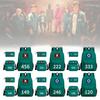 Squid Student Game Backpack Korean Game Laptop Backpack Shoulder Bag Pen Pouch Squid Day Pack for College High School Teen
