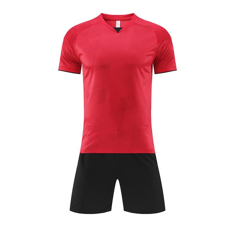 New Quick-Dry Short Sleeve Football Kit for Adults & Students - Team Sports Competition Uniforms for Children.