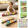 Magnetic Train Toy Set For Toddlers (Ages 3-4) — Counting Toys, Color Sorting, Preschool Educational Activities, Learning Toys