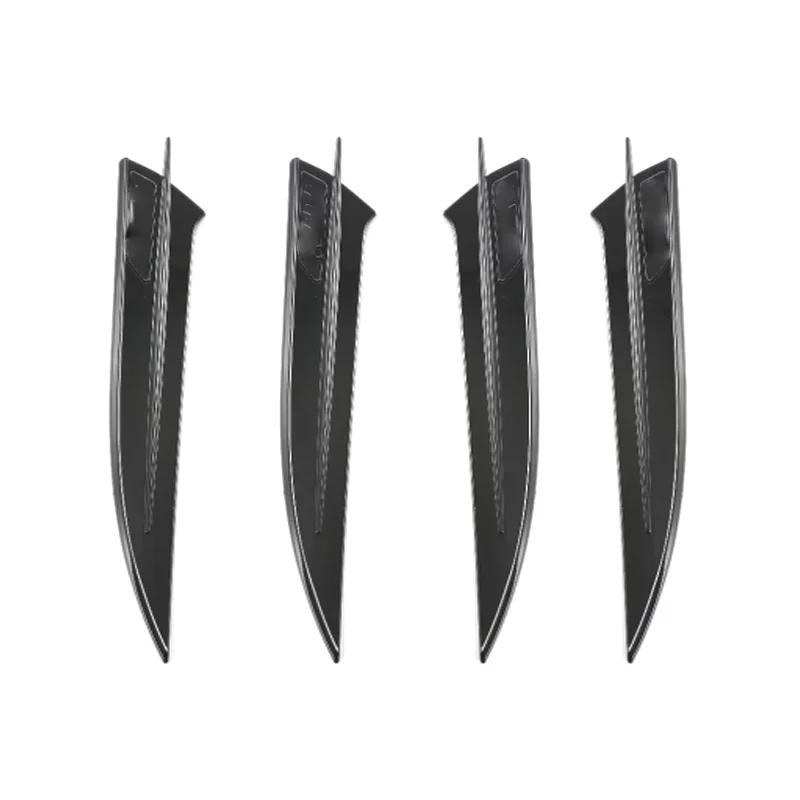 For Changan UNIV UNI-V -2024  ABS Black Door Handle Bowl Cover Cup Cavity Trim Ert Catch Molding Garnish Car Accessories