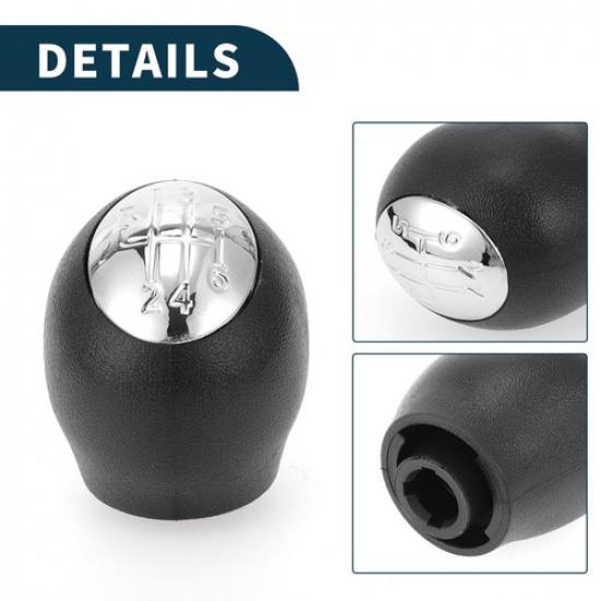 6 Speed Manual Gear Shifter Knob No328650005R for Renault Laguna 07-22 Plastic