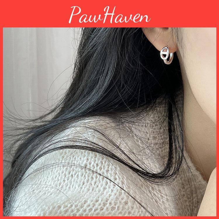 Unique Design Geometric Pig Nose Earrings Vintage And Trendy Ear Accessories