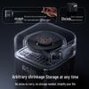 llano 65W Multi-Port GaN Desktop Charger with Retractable Type-C Cable