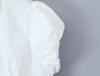 2026 Spring Women's Retro Puff Sleeve Waist-Cinched Shirt