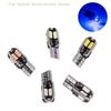 2PCS T10 LED Small Bulbs Canbus 5630 8SMD 12V 8000K License Plate Lamp Car Map Dome Lights Parking Light Auto Signal Lamp