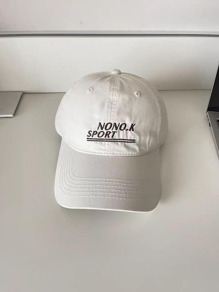 Couple letter embroidery cap student spring and summer travel baseball hat new versatile sunscreen visor