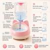 Splash-proof Automatic Water Fountain Non-Slip Pet Drinking Station Cat Water Bowl Holder  Travel