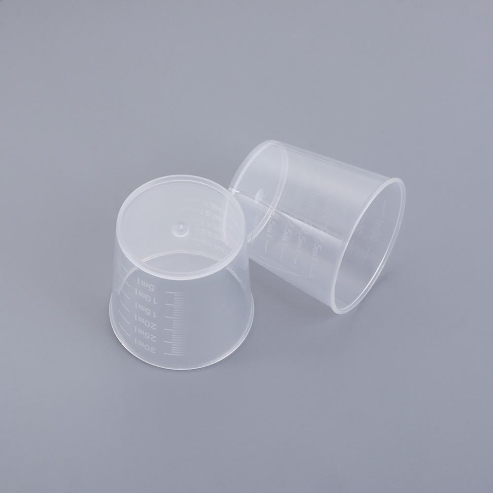 Epoxy Mixing Transparent Plastic Container Scale Cups Measuring Tool Graduated Cups