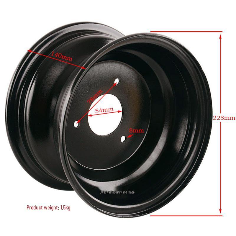 ATV Go-Kart Off-Road Vehicle with Thick Vacuum Diamond Tread Tires, 19x7-8 Inch Wheel Hub