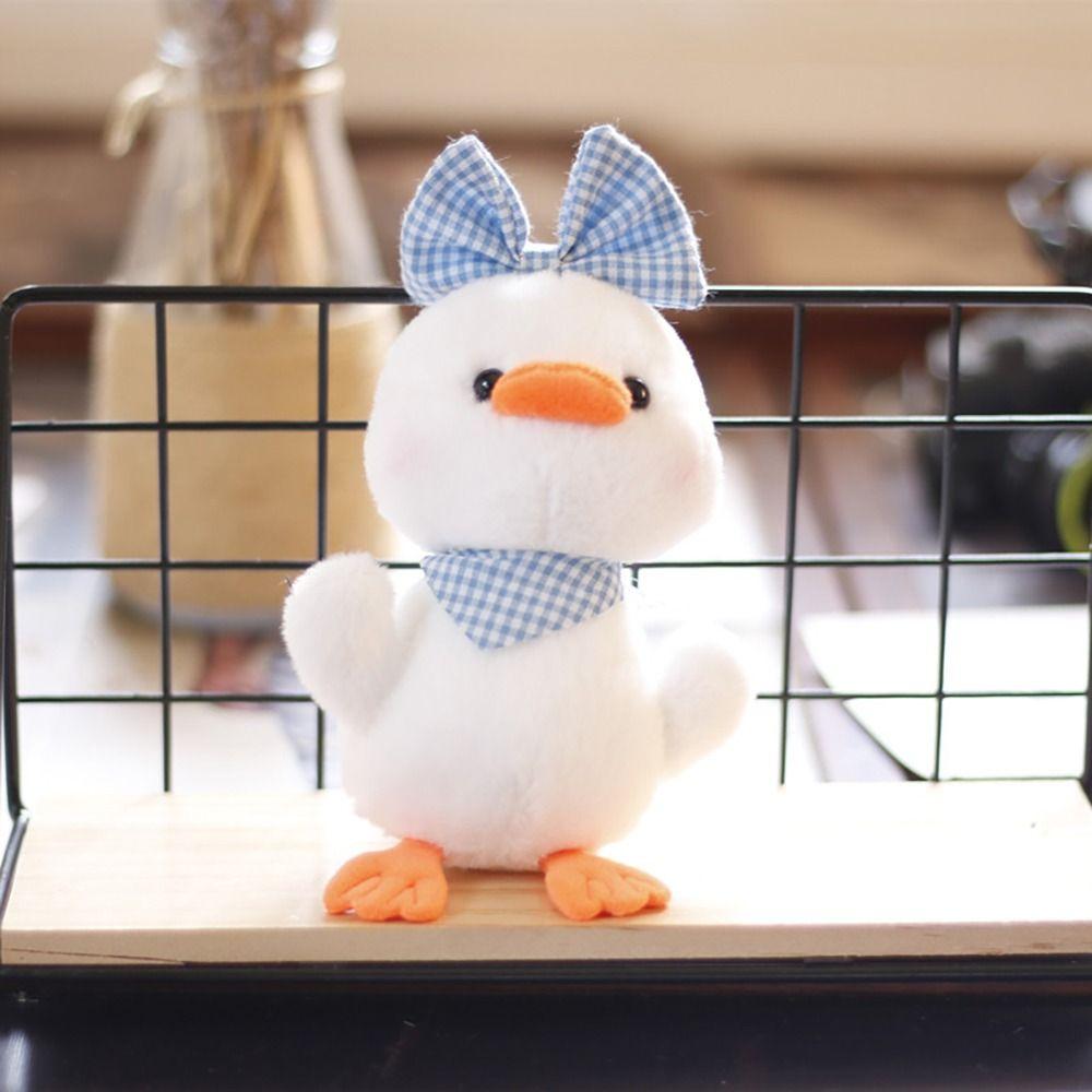 Animals Duck Bag Pendant Soft Fluffty Animal Doll Kawaii School Bag Pendant