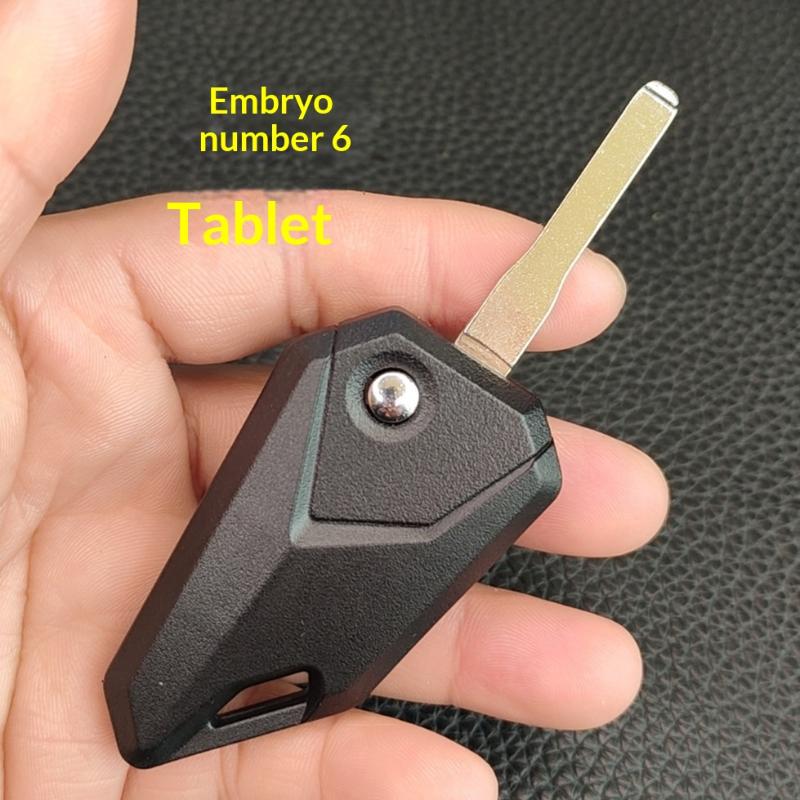 1Pcs Folding Motorcycle Key Blank Uncut Blade Canivete Oca For Motorbike Scooter Replacement Modification