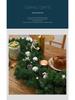 2.7m Christmas Garland with Pine Cones, Ornaments, Handrail & Banister Decoration - In Stock.