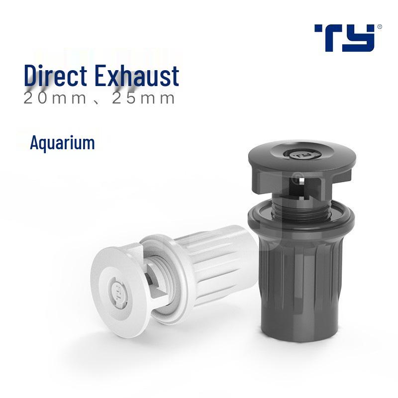 Tianyan PVC Male Thread Extended Exhaust Connector for Fish Tank Drainage