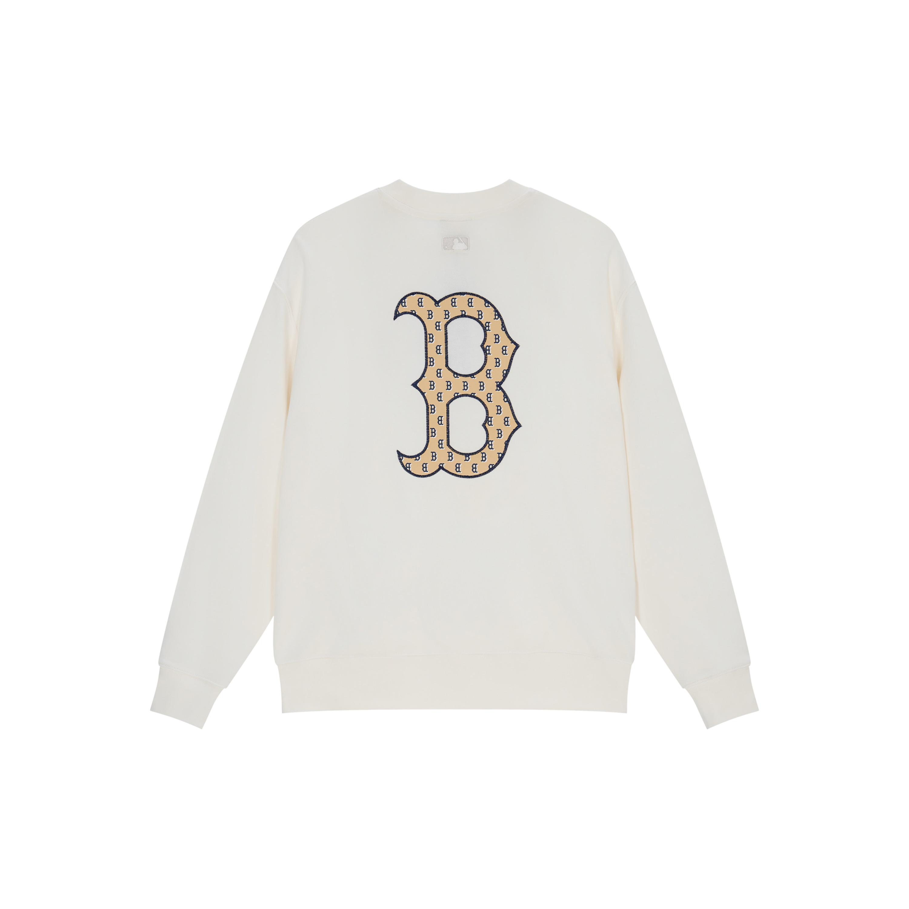 MLB SS24 Sweatshirt Unisex Cream 3AMTM0341-43CRS XS