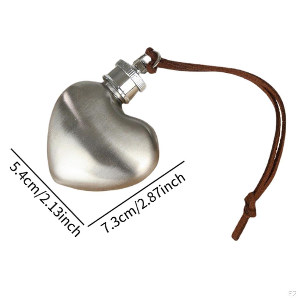 Hip Flask Drinking 1oz Lightweight Portable with Lid Liquor Container Oil Can for Hiking