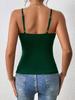 Sexy Spaghetti Strap Deep V-Neck Slim Camisole for Women