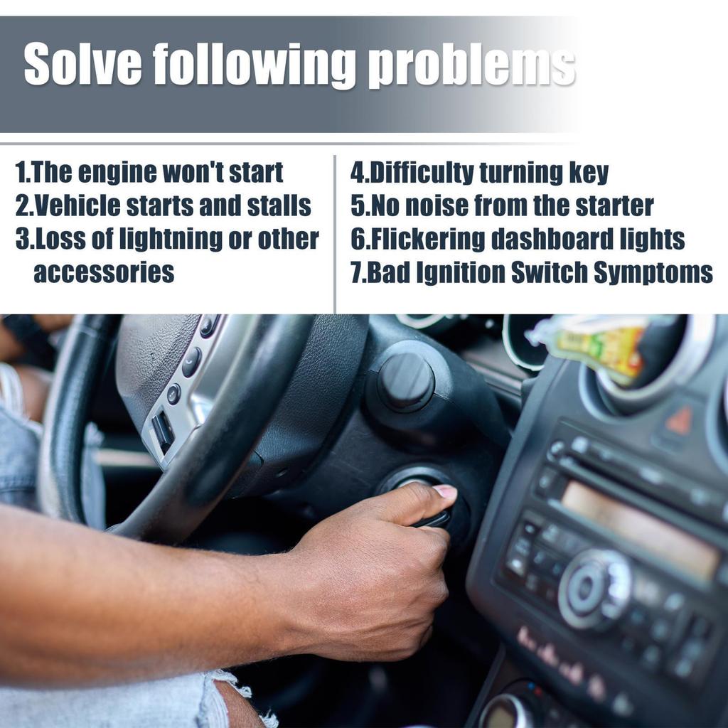 Car Ignition Switch Lock Cylinder With Keys 69057-33170 69057-41010 69057-48011 Compatible For Solara Se