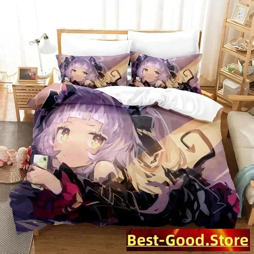 2023 Murasaki Shion Bedding Set Duvet Cover Sheet Printed Bed Set Pillowcase Bed Full Queen King Size Comforter Bedroom