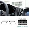 Real Soft Carbon Fiber For Infiniti G25 2010-2013 G35 2007 2008 G37 2008-2011 2012 2013 Car Cruise Control Button Trim Sticker