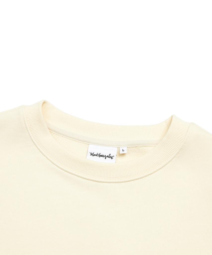 MARK GONZALES Signed Logo Sweatshirt - Ivory