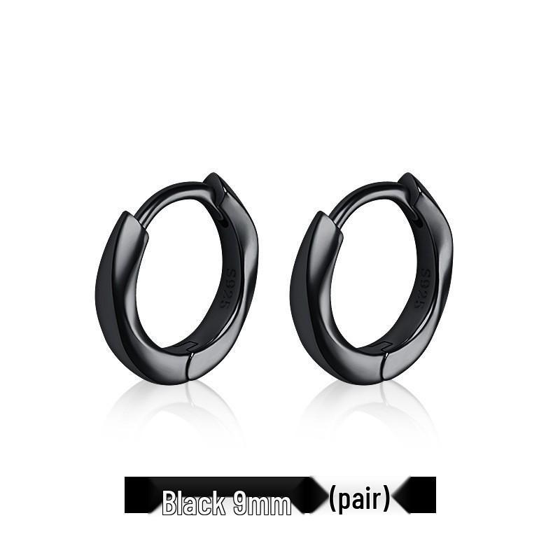 Men's Hip Hop Trend European & American Boys' High-End Stud & Hoop Earrings