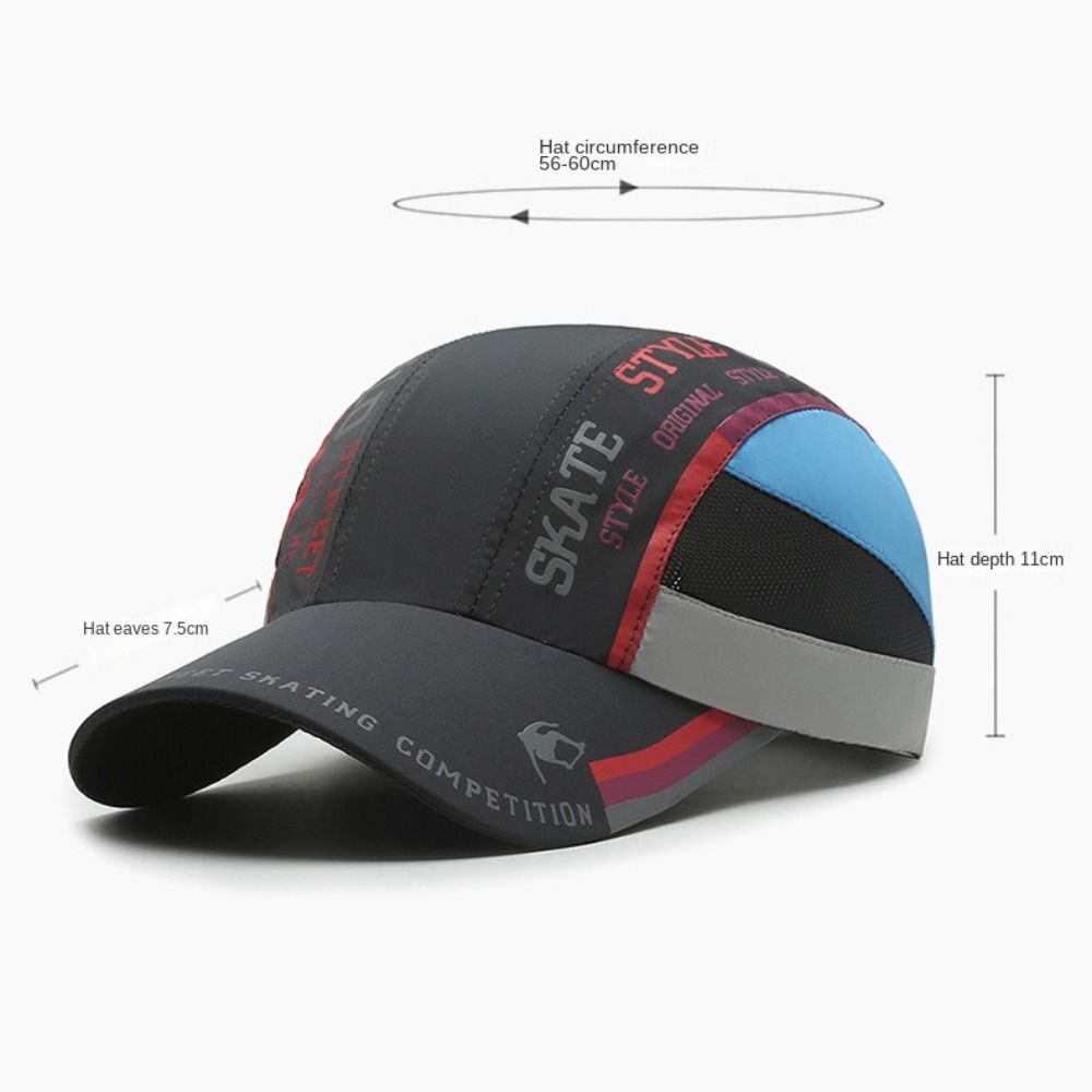 Quick Drying Baseball Hat Printed Sunshade Hat Fishing Hat Quick Drying Hat  Outdoor