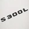 3D ABS Car Letters Logo S300L S320L Badge Sticker Emblem Decals For Mercedes Benz S Class S300L S320L V221 V222 Tail Accessories WX4