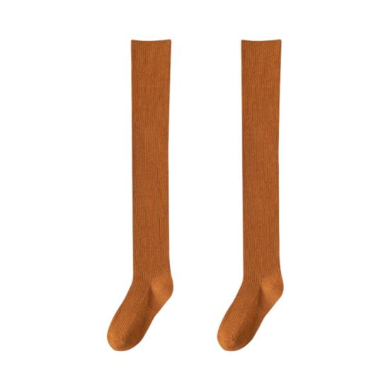 Women Thigh High Socks Extra Long Over The Knee Socks Thick Cotton Knit Boot Stockings Winter Leg Warmers