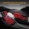 For Samsung Galaxy S25 Magnetic Case Lens Kickstand PC + TPU Shockproof Phone Cover